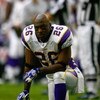 GLENDALE, AZ - DECEMBER 14:  Antoine Winfield #26 of the Minnesota Vikings kneels on one knee during a break in NFL game action against the Arizona Cardinals at the University of Phoenix Stadium on December 14, 2008 in Glendale, Arizona. The Vikings defea