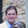 04 Aug 2001 : Jack Youngblood stands next to his bust as he is honored during the 2001 Pro Football Hall Of Fame Induction Ceremony at Hall's Game Day Theater in Canton, Ohio. DIGITAL IMAGE. Mandatory Credit: Tom Pidgeon/Allsport