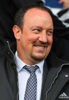 WEST BROMWICH, ENGLAND - MAY 17:  Liverpool Manager Rafael Benitez  looks on prior to the start of the Barclays Premier League match between West Bromwich Albion and Liverpool at The Hawthorns on May 17, 2009 in West Bromwich, England.  (Photo by Mark Tho