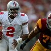 LOS ANGELES, CA - SEPTEMBER 13:  Terrelle Pryor #2 of the Ohio State Buckeyes runs the ball against the USC Trojans during the college football game at the Los Angeles Memorial Coliseum on September 13, 2008 in Los Angeles, California.  (Photo by Stephen 