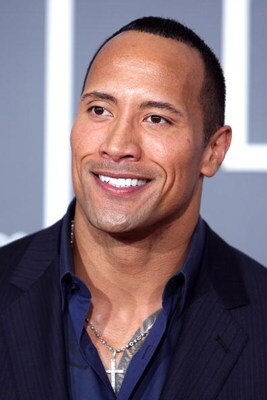 LOS ANGELES, CA - FEBRUARY 08:  Actor and former wrestler Dwayne 'The Rock' Johnson arrives at the 51st Annual Grammy Awards held at the Staples Center on February 8, 2009 in Los Angeles, California.  (Photo by Frazer Harrison/Getty Images)
