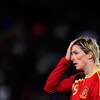 BLOEMFONTEIN, SOUTH AFRICA - JUNE 24:  Fernando Torres of Spain shows his despair as his team is knocked out of the competition following their 2:0 defeat by USA in the FIFA Confederations Cup Semi Final match at Free State Stadium on June 24, 2009 in Blo
