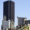 PITTSBURGH - APRIL 4:  General view of the downtown skyline beyond the outfield seats during the game between the Milwaukee Brewers and the Pittsburgh Pirates on April 4, 2005 at PNC Park in Pittsburgh, Pennsylvania.  The Brewers won 9-2.  (Photo by Rick 