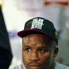8 Nov 1997:  Michael Moorer during a post fight press conference after losing to Evander Holyfield by way of knock out in the 7th round at the Thomas & Mack Center in Las Vegas, Nevada.  Mandatory Credit: Elsa Hasch  /Allsport