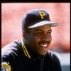 1990:  Left fielder Barry Bonds of the Pittsburgh Pirates answers questions during an interview. Mandatory Credit: Otto Greule  /Allsport