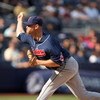 NEW YORK - APRIL 19:  Kerry Wood #34 of the Cleveland Indians pitches against the New York Yankees at Yankee Stadium on April 19, 2009 in the Bronx borough of New York City.  (Photo by Ezra Shaw/Getty Images)