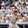 NEW YORK - APRIL 17:  Grady Sizemore #24 of the Cleveland Indians bats against the New York Yankees at Yankee Stadium on April 17, 2009 in the Bronx borough of New York City.  (Photo by Ezra Shaw/Getty Images)
