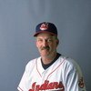 27 Feb 2001:  Bullpen Pitching Coach Carl Willis of the Cleveland Indians poses for a studio portrait during Spring Training at Chain of Lakes Park in Winter Haven, Florida.Mandatory Credit: Rick Stewart  /Allsport