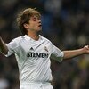 MADRID, SPAIN - JANUARY 21: Antonio Cassano of Real Madrid urges on the fans during a Primera Liga match between Real Madrid and Cadiz at the Santiago Bernabeu stadium on January 21, 2006 in Madrid, Spain.  (Photo by Denis Doyle/Getty Images)