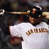 PHOENIX - JUNE 11:  Pablo Sandoval #48 of the San Francisco Giants waits on deck during the major league baseball game against the Arizona Diamondbacks at Chase Field on June 11, 2009 in Phoenix, Arizona. The Diamondbacks defeated the Giants 2-1.  (Photo 
