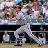 DENVER - JULY 12:  Chipper Jones #10 of the Atlanta Braves takes an at bat against the Colorado Rockies during MLB action at Coors Field on July 12, 2009 in Denver, Colorado. The Rockies defeated the Braves 8-7.  (Photo by Doug Pensinger/Getty Images)