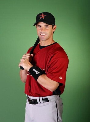 KISSIMMEE, FL - FEBRUARY 25:  Brad Ausmus #11 of the Houston Astros poses during Spring Training Photo Day at Osceola County Stadium on February 25, 2008 in Kissimmee, Florida.  (Photo by Doug Benc/Getty Images)
