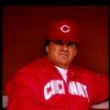 1989:  Pete Rose of the Cincinnati Reds looks on during a game. Mandatory Credit: Otto Greule  /Allsport