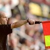 30 Sep 2000:  Referee's Assistant gives an offside decision during the FA Carling Premier League match between West Ham United and Bradford City played at Upton Park in London. The game finished in a 1-1 draw. \ Mandatory Credit: Phil Cole /Allsport