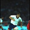 8 SEP 1993:  PAUL GASCOIGNE OF ENGLAND WEARING HIS PROTECTIVE MASK CONTROLS THE BALL DURING A WORLD CUP QUALIFYING MATCH AGAINST POLAND PLAYED IN KATOWICE. THE MATCH ENDED IN A 1-1 DRAW.