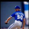 17 Apr 1994:  Pitcher Todd Stottlemyre of the Toronto Blue Jays throws a pitch during a game against the California Angels at Anaheim Stadium in Anaheim, California.  Mandatory Credit: Stephen Dunn  /Allsport
