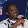 TAMPA, FL - JANUARY 28:  Andre Johnson of the Houston Texans speaks with the media during the 2009 Pro Bowl press conference at the Convention Center on January 28, 2009 in Tampa, Florida.  (Photo by Scott Halleran/Getty Images)