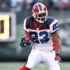 EAST RUTHERFORD, NJ - DECEMBER 14:  Marshawn Lynch #23 of The Buffalo Bills in action against The New York Jets during their game on December 14, 2008 at Giants Stadium in East Rutherford, New Jersey.  (Photo by Al Bello/Getty Images)