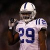SAN DIEGO - JANUARY 03:  Running back Joseph Addai #29 of the Indianapolis Colts stands on the field during the AFC Wild Card Game against the San Diego Chargers on January 3, 2009 at Qualcomm Stadium in San Diego, California.  (Photo by Harry How/Getty I