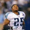 INDIANAPOLIS - DECEMBER 28:  Lendale White #25 of the Tennessee Titans warms up before the game against the Indianapolis Colts on December 28, 2008 at Lucas Oil Stadium in Indianapolis, Indiana. (Photo by: Jamie Squire/Getty Images)