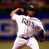 ST. PETERSBURG, FL - APRIL 15: Starting pitcher Edwin Jackson #36 of the Tampa Bay Rays pitches against the New York Yankees during the game on April 15, 2008 at Tropicana Field in St. Petersburg, Florida.  (Photo by J. Meric/Getty Images)