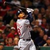 BOSTON - OCTOBER 13:  Franklin Gutierrez #38 of the Cleveland Indians at bat against the Boston Red Sox during Game Two of the American League Championship Series at Fenway Park on October 13, 2007 in Boston, Massachusetts.  (Photo by Jim Rogash/Getty Ima