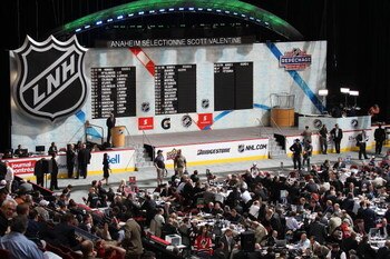 MONTREAL, QC - JUNE 27:  An overview of the draft floor photographed during the 2009 NHL Entry Draft at the Bell Centre on June 27, 2009 in Montreal, Quebec, Canada.  (Photo by Bruce Bennett/Getty Images)