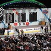 MONTREAL, QC - JUNE 27:  An overview of the draft floor photographed during the 2009 NHL Entry Draft at the Bell Centre on June 27, 2009 in Montreal, Quebec, Canada.  (Photo by Bruce Bennett/Getty Images)