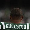 EAST RUTHERFORD, NJ - NOVEMBER 09: Vernon Gholston #56 of the New York Jets on the sideline against the St. Louis Rams at Giants Stadium on November 9, 2008 in East Rutherford, New Jersey. (Photo by Nick Laham/Getty Images) 