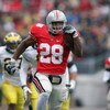 COLUMBUS, OH - NOVEMBER 22: Chris Wells #28 of the Ohio State Buckeyes carries the ball during the Big Ten Conference game against the Michigan Wolverines at Ohio Stadium on November 22, 2008 in Columbus, Ohio.  (Photo by Andy Lyons/Getty Images)