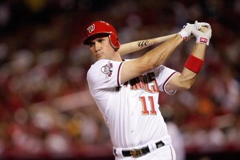 ST. LOUIS, MO - JULY 14:  National League All-Star Ryan Zimmerman of the Washington Nationals takes a practice swing during the 2009 MLB All-Star Game at Busch Stadium on July 14, 2009 in St Louis, Missouri. (Photo by Jamie Squire/Getty Images)