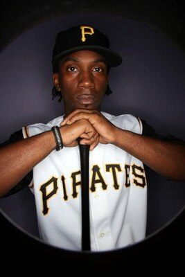 BRADENTON, FL - FEBRUARY 24:  Outfielder Andrew McCutchen of the Pittsburgh Pirates poses for a photo during spring training media day on February 24, 2008 at Pirate City in Bradenton, Florida.  (Photo by Marc Serota/Getty Images)
