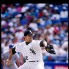 8 May 1994: Pitcher Alex Fernandez of the Chicago White Sox winds up for the pitch during a game against the Kansas City Royals at Comiskey Park in Chicago, Illinois.