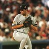 24 Oct 1996:  Pitcher Andy Pettitte of the New York Yankees delivers a pitch during the Yankees versus the Atlanta Braves in game five of the World Series at Fulton County Stadium in Atlanta, Georgia.  Mandatory Credit: Doug Pensinger/Allsport