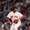 BOSTON - OCTOBER 18:  Pitcher Pedro Martinez #45 of the Boston Red Sox throws a pitch against the New York Yankees in the second inning during game five of the American League Championship Series on October 18, 2004 at Fenway Park in Boston, Massachusetts