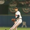 10 Oct 1996:  Pitcher Greg Maddux of the Atlanta Braves pitches during their 8-3 loss to the St. Louis Cardinals in the second game of the National League Championship at Fulton County Stadium in Atlanta, Georgia.   Mandatory Credit: Jonathan Daniel/Allsp