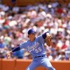 1989: Kevin Appier #55 of the Kansas City Royals delivers a pitch during a game in the 1989 MLB season.  (Photo by Tim DeFrisco/Getty Images)