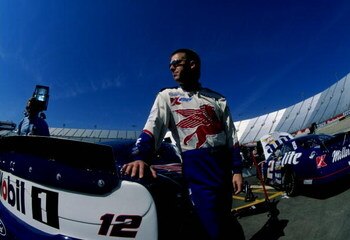 29 Mar 1998:  Jeremy Mayfield in action during the Food City 500 at the Bristol Motor Speedway in Bristol, Tennessee. Mandatory Credit: David Taylor  /Allsport