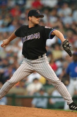 CHICAGO - MAY 6:  Pitcher Matt Mantei #31 of the Arizona Diamondbacks on the mound during the game against the Chicago Cubs on May 6, 2004 at Wrigley Field in Chicago, Illinois. The Cubs defeated the Diamondbacks 11-3. (Photo by Jonathan Daniel/Getty Imag