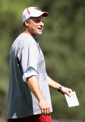 FLAGSTAFF, AZ - JULY 31:  Defensive coordinator Bill Davis of the Arizona Cardinals walks the field during the team training camp at Northern Arizona University on July 31, 2009 in Flagstaff, Arizona.  (Photo by Christian Petersen/Getty Images)