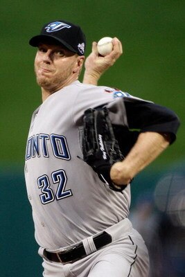 ST LOUIS, MO - JULY 14:  American League All-Star Roy Halladay of the Toronto Blue Jays pitches during the 2009 MLB All-Star Game at Busch Stadium on July 14, 2009 in St Louis, Missouri.  (Photo by Morry Gash-Pool/Getty Images)
