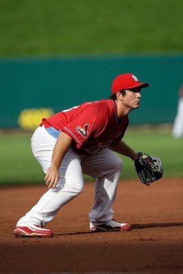 ST. LOUIS, MO - JULY 12: U.S. Futures All-Star Brett Wallace of the St. Louis Cardinals plays third base during the 2009 XM All-Star Futures Game at Busch Stadium on July 12, 2009 in St. Louis, Missouri. (Photo by Jamie Squire/Getty Images)
