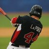 BEIJING - AUGUST 13:  Matt LaPorta of the United States swings at a pitch against Korea during their preliminary baseball game at the Wukesong Sports Centre Baseball Field during Day 5 of the Beijing 2008 Olympic Games on August 13, 2008 in Beijing, China