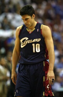 ORLANDO, FL - MAY 30: Wally Szczerbiak #10 of the Cleveland Cavaliers walks toward the bench against the Orlando Magic in Game Six of the Eastern Conference Finals during the 2009 Playoffs at Amway Arena on May 30, 2009 in Orlando, Florida. NOTE TO USER: 