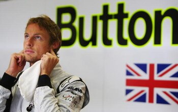 NURBURG, GERMANY - JULY 10:  Jenson Button of Great Britain and Brawn GP prepares to drive during practice for the German Formula One Grand Prix at Nurburgring on July 10, 2009 in Nurburg, Germany.  (Photo by Mark Thompson/Getty Images)