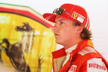 BUDAPEST, HUNGARY - JULY 25:  Kimi Raikkonen of Finland and Ferrari prepares to drive during the final practice session prior to qualifying for the Hungarian Formula One Grand Prix at the Hungaroring on July 25, 2009 in Budapest, Hungary.  (Photo by Mark 