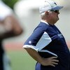 CARROLLTON, TX - JUNE 16:  Head coach Wade Phillips of the Dallas Cowboys during mini camp at Standridge Stadium on June 16, 2009 in Carrollton, Texas.  (Photo by Ronald Martinez/Getty Images)