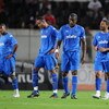 GUIMARAES, PORTUGAL - JULY 31:  Portsmouth players react after conceding a goal against Benfica during the Guimaraes Trophy match between Portsmouth and Benfica at the Alfonso Henriques stadium on July 31, 2009 in Guimaraes, Portugal.  (Photo by Denis Doy