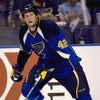 ST. LOUIS, MO - OCTOBER 10:  David Backes #42 of the St. Louis Blues skates against the Nashville Predators during the Blues home opener on October 10, 2007 at the Scottrade Center in St. Louis, Missouri. The Blues beat the Predators 4-1. (Photo by Dilip 