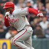 SAN FRANCISCO - AUGUST 01:  Jimmy Rollins #11 of the Philadelphia Phillies steals second base against the San Francisco Giants in the first innning during a Major League Baseball game at AT&T Park on August 1, 2009 in San Francisco, California.  (Photo by